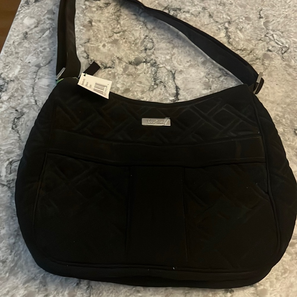 NWT Black Vera Bradley carryall crossbody